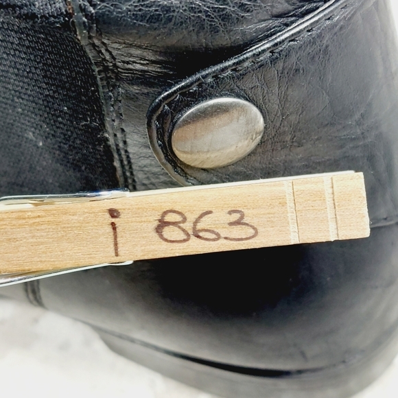 Franco Sarto Tahini Black Leather Elastic Gore Winter Boots I863 - Picture 14 of 14